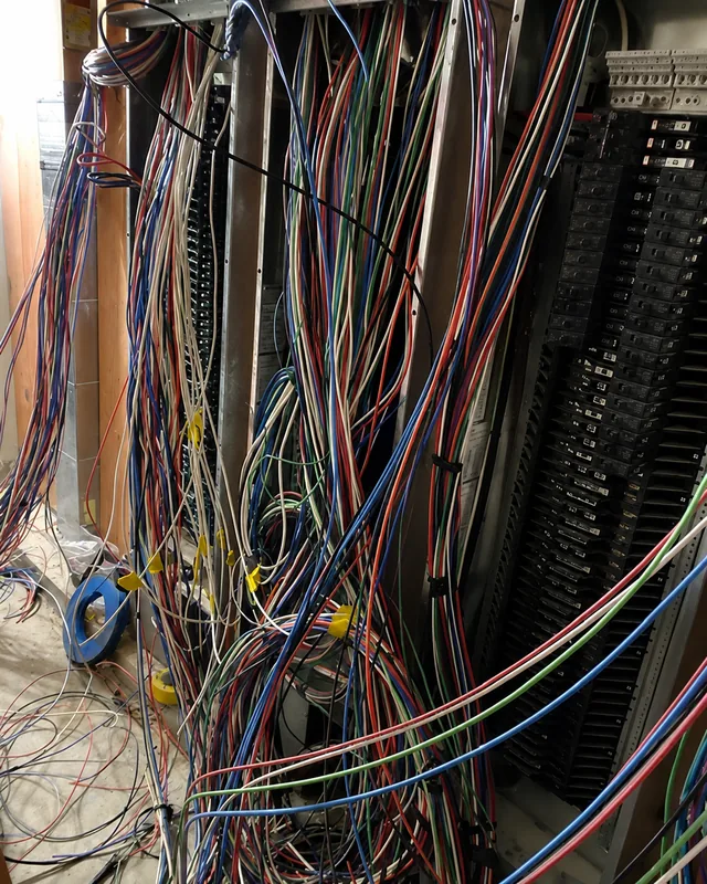 Electrical panel wiring and service work