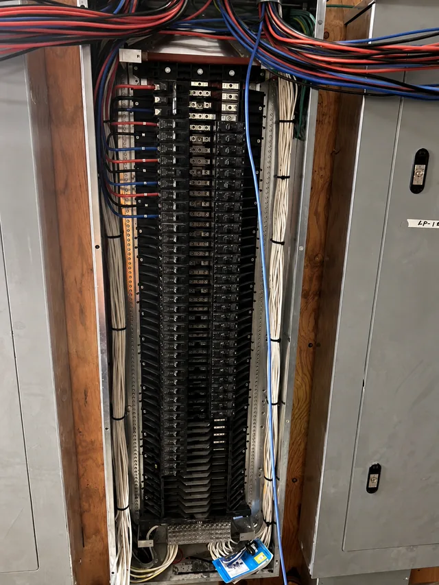 Professional breaker panel installation